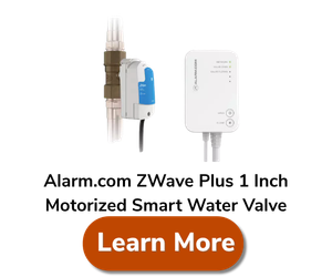 Alarm.com ZWave Plus 1 Inch Motorized Smart Water Valve